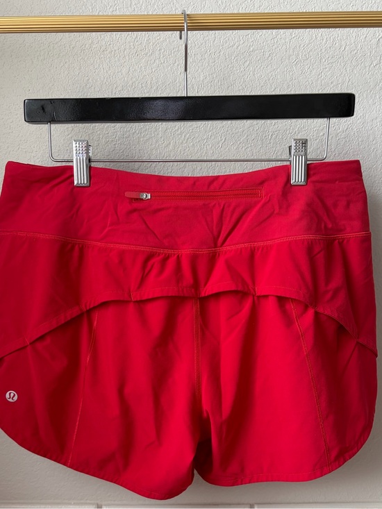 lululemon athletica Pants - lululemon athletica Bright Red Athletic Running Shorts- Speed Up TALL